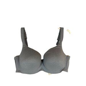 Chirrupy Chief 42DDDE Bra Support Seamless Full Coverage Hidden Underwire Gray